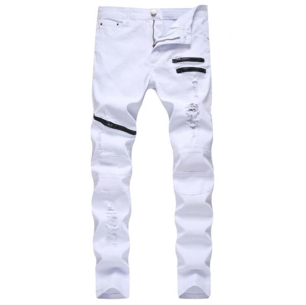 2021 mens jeans distressed motorcycle biker rock skinny slim ripped hole stripe fashionable zipper design denim pants2738806, Blue
2021 mens jeans distressed motorcycle biker rock skinny slim ripped hole stripe fashionable zipper design denim pants2738806, Blue