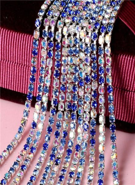 10 yardlot 28mm mix colour ab diamond claw chain silver metal base diy bling materials encryption claw chain decoration3803642, Blue;slivery
10 yardlot 28mm mix colour ab diamond claw chain silver metal base diy bling materials encryption claw chain decoration3803642, Blue;slivery