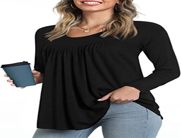 women039s polo long sleeve casual loose fitting flare blouse soft comfy tunic elastic cute tee shirt15926849711892, White
women039s polo long sleeve casual loose fitting flare blouse soft comfy tunic elastic cute tee shirt15926849711892, White
