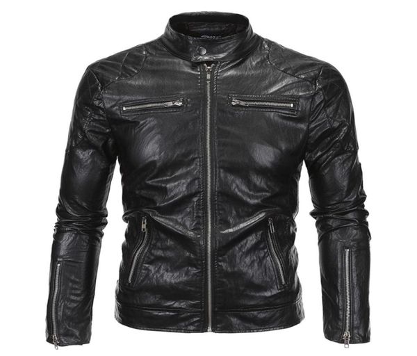 whole 2016 new spring autumn leather jacket men slim standard stand collar jacket faux leather moto coat suede 18y6192729898, Black
whole 2016 new spring autumn leather jacket men slim standard stand collar jacket faux leather moto coat suede 18y6192729898, Black