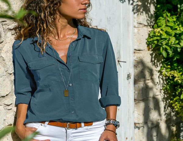 plus size 5xl women pockets design blouses 2019 autumn long sleeve turndown collar solid blouse casual loose shirts female7104039, White
plus size 5xl women pockets design blouses 2019 autumn long sleeve turndown collar solid blouse casual loose shirts female7104039, White