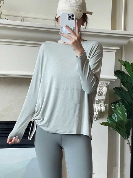 lu women's yoga long sleeve shirt blouse solid color back to action loose sports fitness round neck jogging sportswear breathable
lu women's yoga long sleeve shirt blouse solid color back to action loose sports fitness round neck jogging sportswear breathable