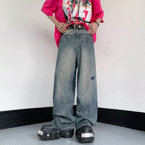 men's jeans fashion punk baggy boyfriend jeans for women men zippers pockets y2k pant vintage streetwear wide leg trousers kop denim je, Blue
men's jeans fashion punk baggy boyfriend jeans for women men zippers pockets y2k pant vintage streetwear wide leg trousers kop denim je, Blue