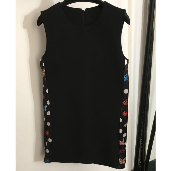 8.22 fashion ladybird butterfly polka dot print spliced crew neck sleeveless mini dress women, Black;gray
8.22 fashion ladybird butterfly polka dot print spliced crew neck sleeveless mini dress women, Black;gray