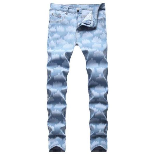 men039s jeans printed blue sky white cloud jeans straight leg light color trousers99273066207014
men039s jeans printed blue sky white cloud jeans straight leg light color trousers99273066207014