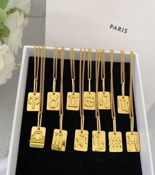 24k gold plated 12 constellation zodiac designer necklace square galaxy astrology chain for fashion women necklace cla5706709, Silver
24k gold plated 12 constellation zodiac designer necklace square galaxy astrology chain for fashion women necklace cla5706709, Silver