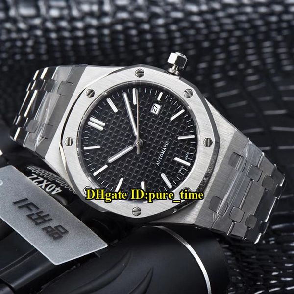 new 41mm royal date 15400st oo 1220st 01 black texture dial 15400 automatic mens watch stainless steel strap gents wa220e, Slivery;brown
new 41mm royal date 15400st oo 1220st 01 black texture dial 15400 automatic mens watch stainless steel strap gents wa220e, Slivery;brown