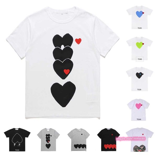 men's t-shirts designer fashion mens play red heart casual women shirts badge quanlity cotton embroidery short sleeve summer tee do4h, White;black
men's t-shirts designer fashion mens play red heart casual women shirts badge quanlity cotton embroidery short sleeve summer tee do4h, White;black