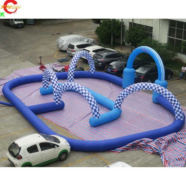 wholesale outdoor activities 15x8m (50x26ft) small kids didi car swing cars inflatable race track game toys for sale-a
wholesale outdoor activities 15x8m (50x26ft) small kids didi car swing cars inflatable race track game toys for sale-a