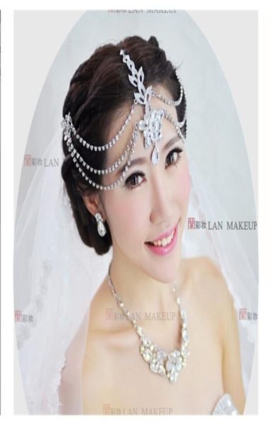silver plated crystal indian hair accessories head jewelry forehead pieces wedding tiaras bridal chain 2107017519173, Slivery;golden
silver plated crystal indian hair accessories head jewelry forehead pieces wedding tiaras bridal chain 2107017519173, Slivery;golden