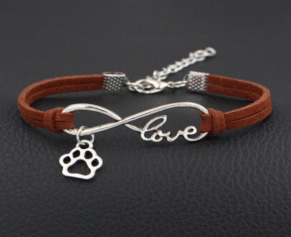 multi colors to choose friends dog paw charms silver heart pendants infinity love leather mixed color velvet rope brac682908992487, Golden;silver
multi colors to choose friends dog paw charms silver heart pendants infinity love leather mixed color velvet rope brac682908992487, Golden;silver