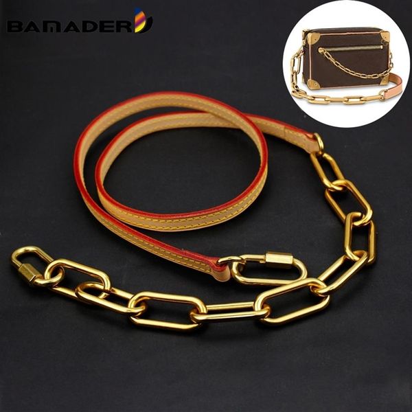 bamader bag chain strap vintage gold chain straps for bags accessories genuine leather vegetable tanned crossbody shoulder strap 2277g, Black
bamader bag chain strap vintage gold chain straps for bags accessories genuine leather vegetable tanned crossbody shoulder strap 2277g, Black