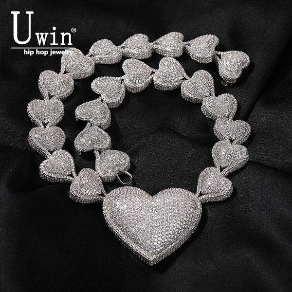 strands strings uwin heart necklace with big cubic zirconia micropave connected to end charm jewelry women accessories gifts 230822, Black
strands strings uwin heart necklace with big cubic zirconia micropave connected to end charm jewelry women accessories gifts 230822, Black