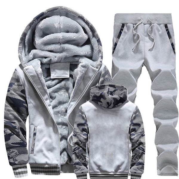 men s tracksuits fleece sports jacket pants suits winter plush thickened hoodies jackets coats trousers casual tracksuit 230821, Gray
men s tracksuits fleece sports jacket pants suits winter plush thickened hoodies jackets coats trousers casual tracksuit 230821, Gray