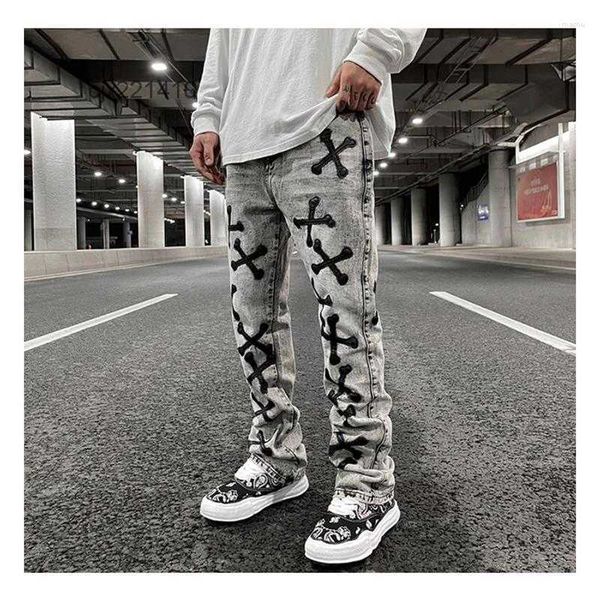 jeans vintage washed flare jeans with design and pu leather bone embroidery perfect streetwear fashion 8ube, Blue
jeans vintage washed flare jeans with design and pu leather bone embroidery perfect streetwear fashion 8ube, Blue