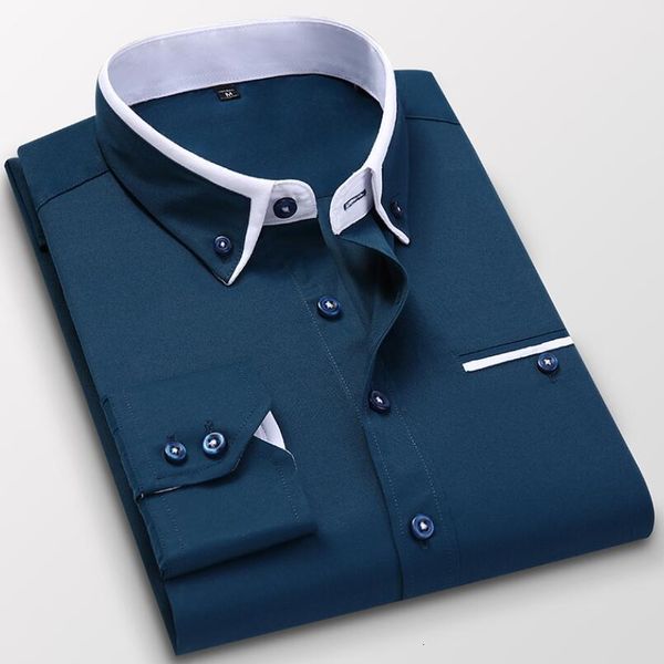 men's casual shirts 7 colors summer fashion business cotton brand longsleeved professional work 7xl 8xl 230822, White;black
men's casual shirts 7 colors summer fashion business cotton brand longsleeved professional work 7xl 8xl 230822, White;black