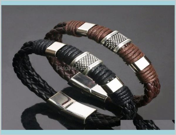 fashion style vintage punk weave genuine leather men bracelet male bangles pulseras hombre zinc alloy jewelry accessories z7tad ba7905028, Black
fashion style vintage punk weave genuine leather men bracelet male bangles pulseras hombre zinc alloy jewelry accessories z7tad ba7905028, Black