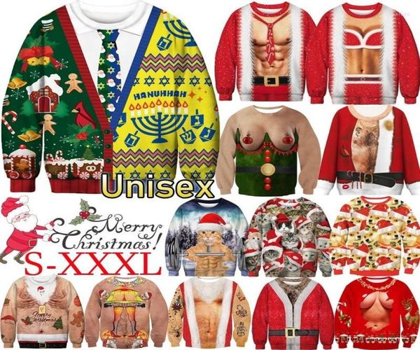 men039s sweaters christmas costumes ugly sweater fashion 3d round neck casual autumn and winter funny digital printing3787666, White;black
men039s sweaters christmas costumes ugly sweater fashion 3d round neck casual autumn and winter funny digital printing3787666, White;black