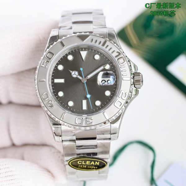 clean factory produces 126622 series men's business watch 2836/3235 integrated movement 904 stainless steel color dial scratch resistan, Slivery;brown
clean factory produces 126622 series men's business watch 2836/3235 integrated movement 904 stainless steel color dial scratch resistan, Slivery;brown
