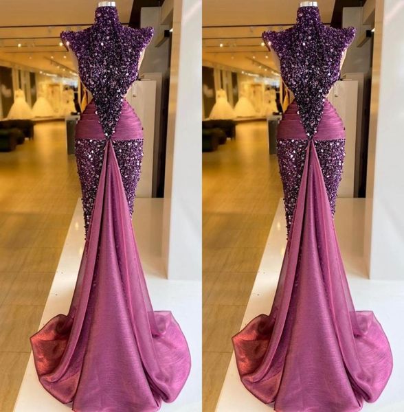 high collar sequin mermaid evening dresses sleeveless pleat prom gowns celebrity second reception dress4579294, Black;red
high collar sequin mermaid evening dresses sleeveless pleat prom gowns celebrity second reception dress4579294, Black;red