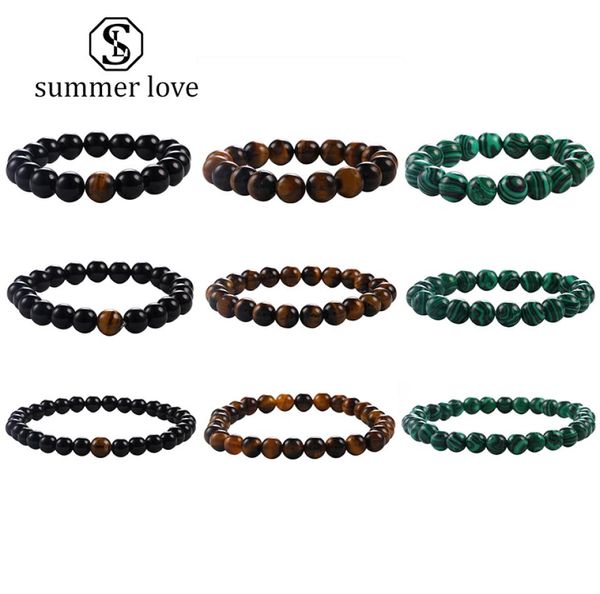6mm 8mm 10mm malachite tiger eye agate stone beads bracelet for women men fashion designer elastic nature stone bracelet jewelry g5785041, Black
6mm 8mm 10mm malachite tiger eye agate stone beads bracelet for women men fashion designer elastic nature stone bracelet jewelry g5785041, Black