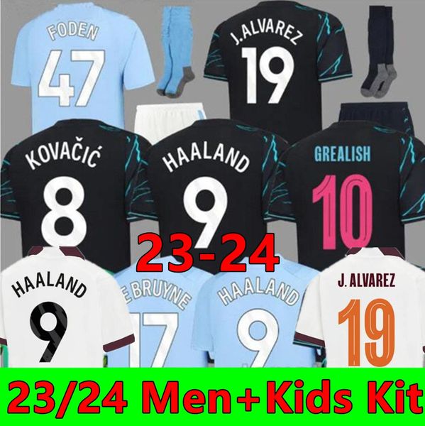2023 2024 haaland soccer jersey grealish de bruyne phillips grealish foden mans mahrez cities 23 24 football shirt uniforms men kids kit set, Black;yellow
2023 2024 haaland soccer jersey grealish de bruyne phillips grealish foden mans mahrez cities 23 24 football shirt uniforms men kids kit set, Black;yellow