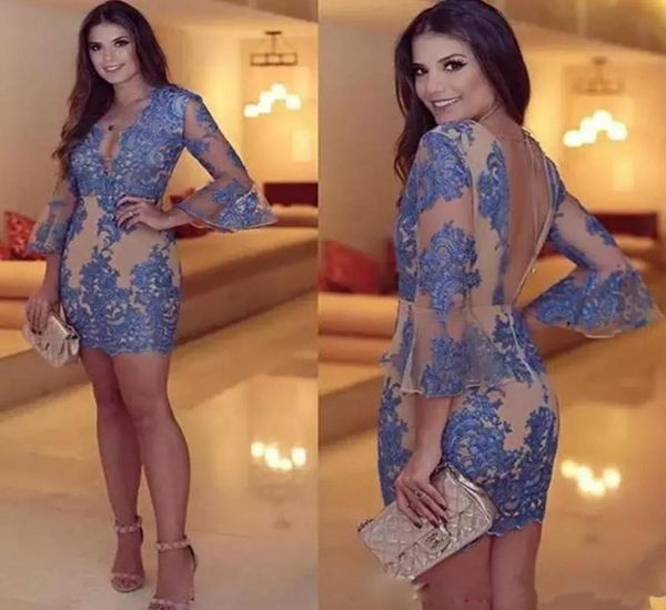 blue cocktail dresses backless long sleeve v neck lace prom dress see through mini evening gowns3991027, Black
blue cocktail dresses backless long sleeve v neck lace prom dress see through mini evening gowns3991027, Black