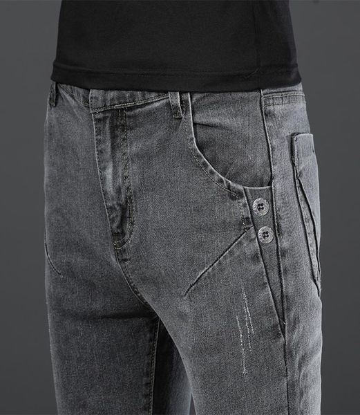new men streetwear vintage gray slim fit jeans trousers male simple style cotton casual straight denim pants cx2007275358345, Blue
new men streetwear vintage gray slim fit jeans trousers male simple style cotton casual straight denim pants cx2007275358345, Blue