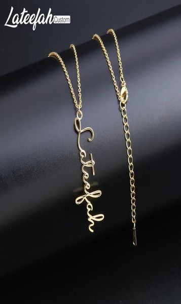 whole handwriting jewelry custom signature pendant collier femme vertical personalized custom name necklace for women gift4807188, Silver
whole handwriting jewelry custom signature pendant collier femme vertical personalized custom name necklace for women gift4807188, Silver