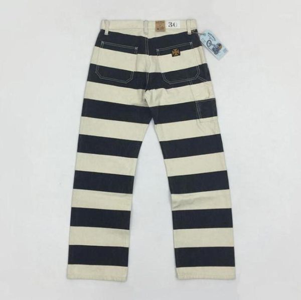 16oz bob dong prison pants multipockets motorcycle black white striped trousers men039s2388366
16oz bob dong prison pants multipockets motorcycle black white striped trousers men039s2388366