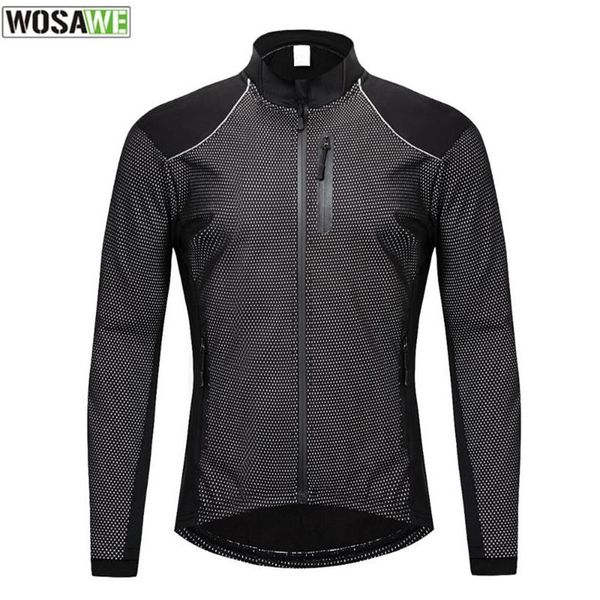 Image of Cycling Jackets Winter Men&#039;s Jacket Long Sleeve Thermal Fleece Warm Windproof Road Mountain Bike MTB Bicycle Clothing258L