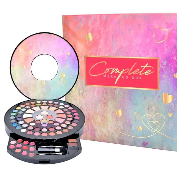 6-color eyeshadow palette, blush, contour, lip tint, eyebrow powder & makeup brush set - all-in-one cosmetic box
6-color eyeshadow palette, blush, contour, lip tint, eyebrow powder & makeup brush set - all-in-one cosmetic box