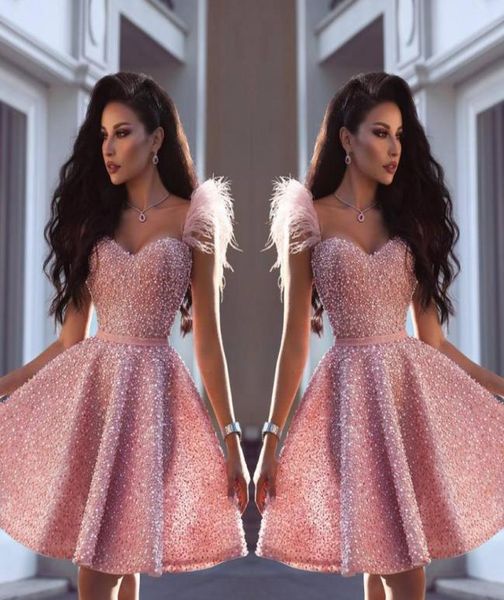 2019 major beaded pink short cocktail dresses pearls mini skirts sweetheart neck homecoming party dresses7972700, Black
2019 major beaded pink short cocktail dresses pearls mini skirts sweetheart neck homecoming party dresses7972700, Black