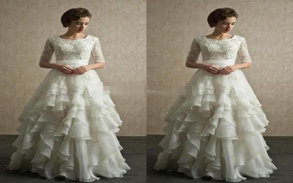 half sleeves wedding dresses modest wedding gowns with lace applique organza floor length beach bridal dress china5692719, White
half sleeves wedding dresses modest wedding gowns with lace applique organza floor length beach bridal dress china5692719, White