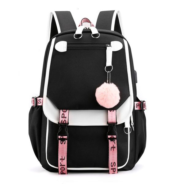 school bags korean style high school backpack for teenage girl fashion black white student girls backpack schoolbag cute book bag 230822
school bags korean style high school backpack for teenage girl fashion black white student girls backpack schoolbag cute book bag 230822
