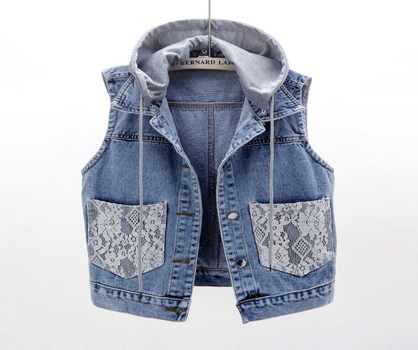 summer plus size 5xl removable hooded denim vest women waistcoat lace splice pocket sleeveless jacket female short jeans vests2488188, Black;white
summer plus size 5xl removable hooded denim vest women waistcoat lace splice pocket sleeveless jacket female short jeans vests2488188, Black;white