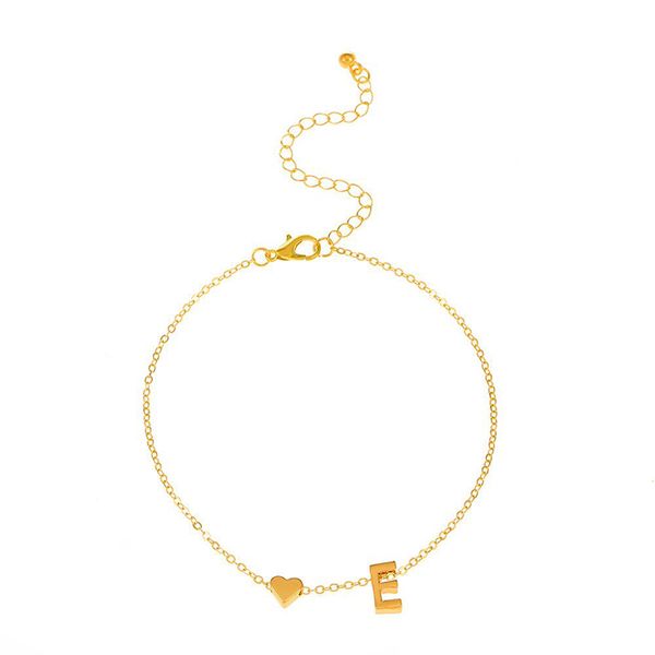 26 english alphabet bracelets heart letter chain initial name bracelet for women jewelry gift, Golden;silver
26 english alphabet bracelets heart letter chain initial name bracelet for women jewelry gift, Golden;silver