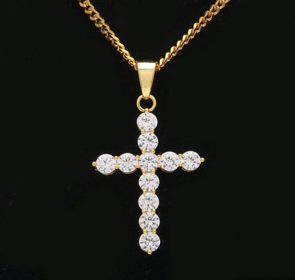 new hip hop silver plated necklace jewelry women wedding fashion cross cz cubic zircon stone pendant necklace8024344
new hip hop silver plated necklace jewelry women wedding fashion cross cz cubic zircon stone pendant necklace8024344