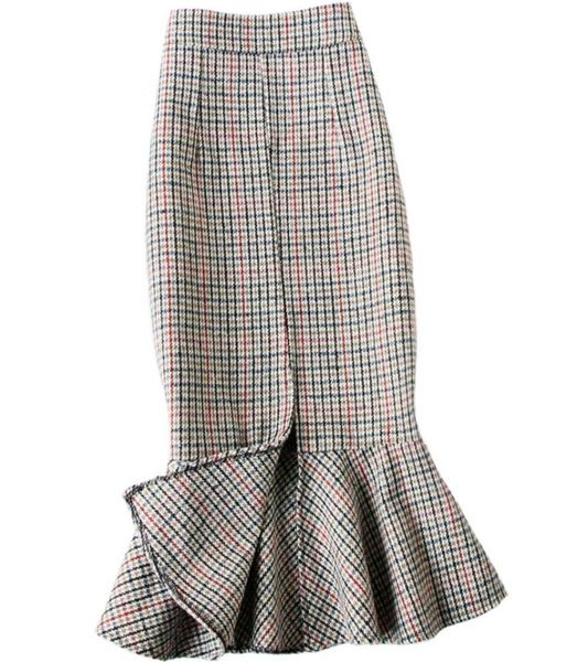 winter houndstooth mermaid woolen skirt women package hip elegant thick warm ruffled skirts trumpet skirt8208676, Black
winter houndstooth mermaid woolen skirt women package hip elegant thick warm ruffled skirts trumpet skirt8208676, Black