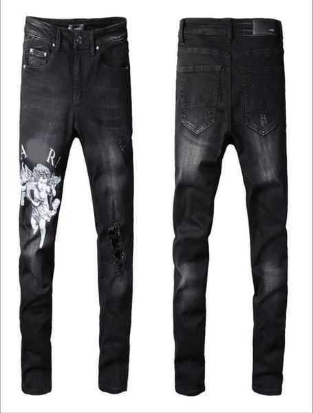 mens plated ripped blue skinny jeans fashion designer distressed slim fit motorcycle biker hole beggar hip hop denim pants 03528526574075
mens plated ripped blue skinny jeans fashion designer distressed slim fit motorcycle biker hole beggar hip hop denim pants 03528526574075