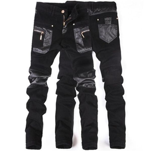 new autumn and winter skinny leather pants slim korean version tight and thin 2022 fashion trend nightclub stitching men039s tr8320461, Black
new autumn and winter skinny leather pants slim korean version tight and thin 2022 fashion trend nightclub stitching men039s tr8320461, Black