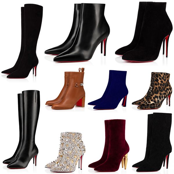 red bottom boots designer womens booties winter red bottoms heels chelsea ankle short over the knee shoes outdoor sneakers, Black
red bottom boots designer womens booties winter red bottoms heels chelsea ankle short over the knee shoes outdoor sneakers, Black