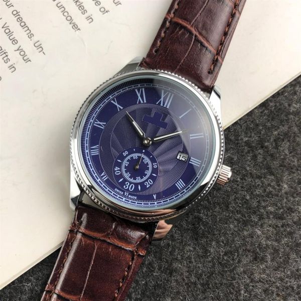 fashion mens watches luxury men watch brand 40mm small dial works leather strap stainless steel band wristwatches for man gift195f, Slivery;brown
fashion mens watches luxury men watch brand 40mm small dial works leather strap stainless steel band wristwatches for man gift195f, Slivery;brown