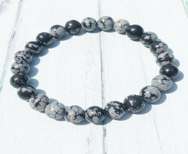 mg0391 a grade snowflake obsidian bracelet healing crystals meditation bracelet protection spiritual gift whole8326040, Black
mg0391 a grade snowflake obsidian bracelet healing crystals meditation bracelet protection spiritual gift whole8326040, Black