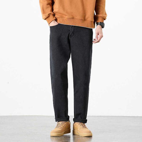 autumn new men's loose jeans korean edition black elastic straight leg pants fashion brand versatile casual long pants for men, Blue
autumn new men's loose jeans korean edition black elastic straight leg pants fashion brand versatile casual long pants for men, Blue