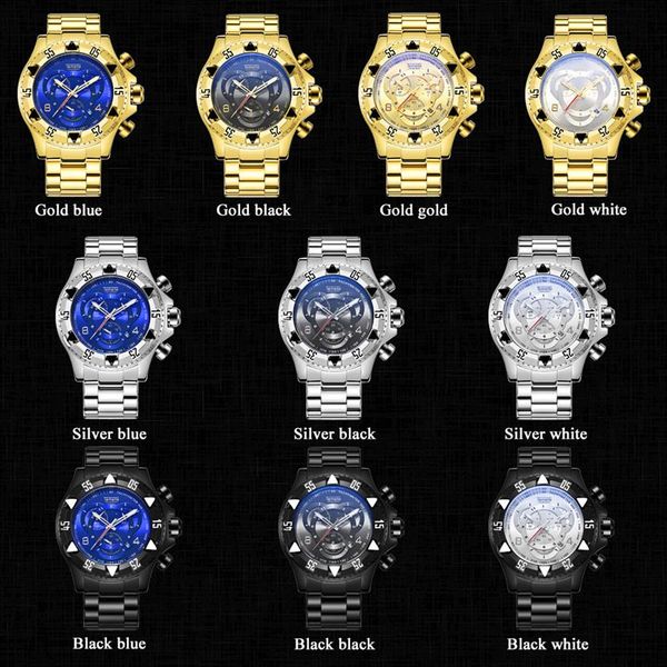 2021 drop temeite men watch chronograph gold business quartz watches men waterproof sport military male wristwatches 240a, Slivery;brown
2021 drop temeite men watch chronograph gold business quartz watches men waterproof sport military male wristwatches 240a, Slivery;brown