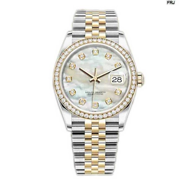 rolaxs watch diamond 4136mm mens automatic 31mm28mm woman quartz watches with box sapphire waterproof wristwatches full stainless steel luxu, Slivery;golden