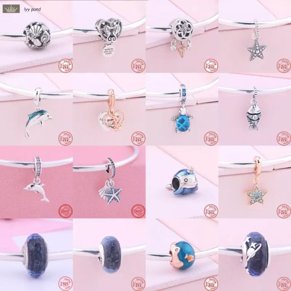 925 silver fit pandora charm 925 bracelet series murano glass sea turtle starfish fish charms for pandora charms jewelry 925 charm beads acc, Black
925 silver fit pandora charm 925 bracelet series murano glass sea turtle starfish fish charms for pandora charms jewelry 925 charm beads acc, Black