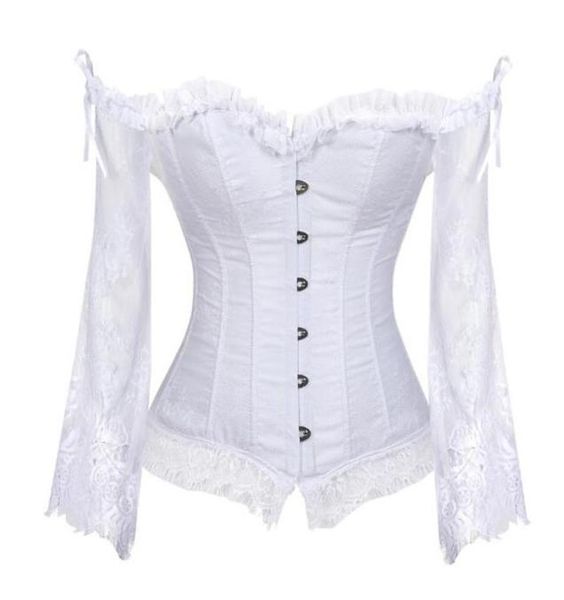 plus size women steampunk corset blouse long sleeve lace corselet lace up bustiers victorian club wedding party shirts4351863, White
plus size women steampunk corset blouse long sleeve lace corselet lace up bustiers victorian club wedding party shirts4351863, White