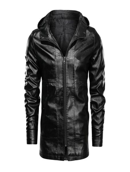 men hooded pu jacket overcoat large size 3xl4xl hoodies casual outwear motorcycle clothing 2020 spring male faux leather coat9985174, Black
men hooded pu jacket overcoat large size 3xl4xl hoodies casual outwear motorcycle clothing 2020 spring male faux leather coat9985174, Black